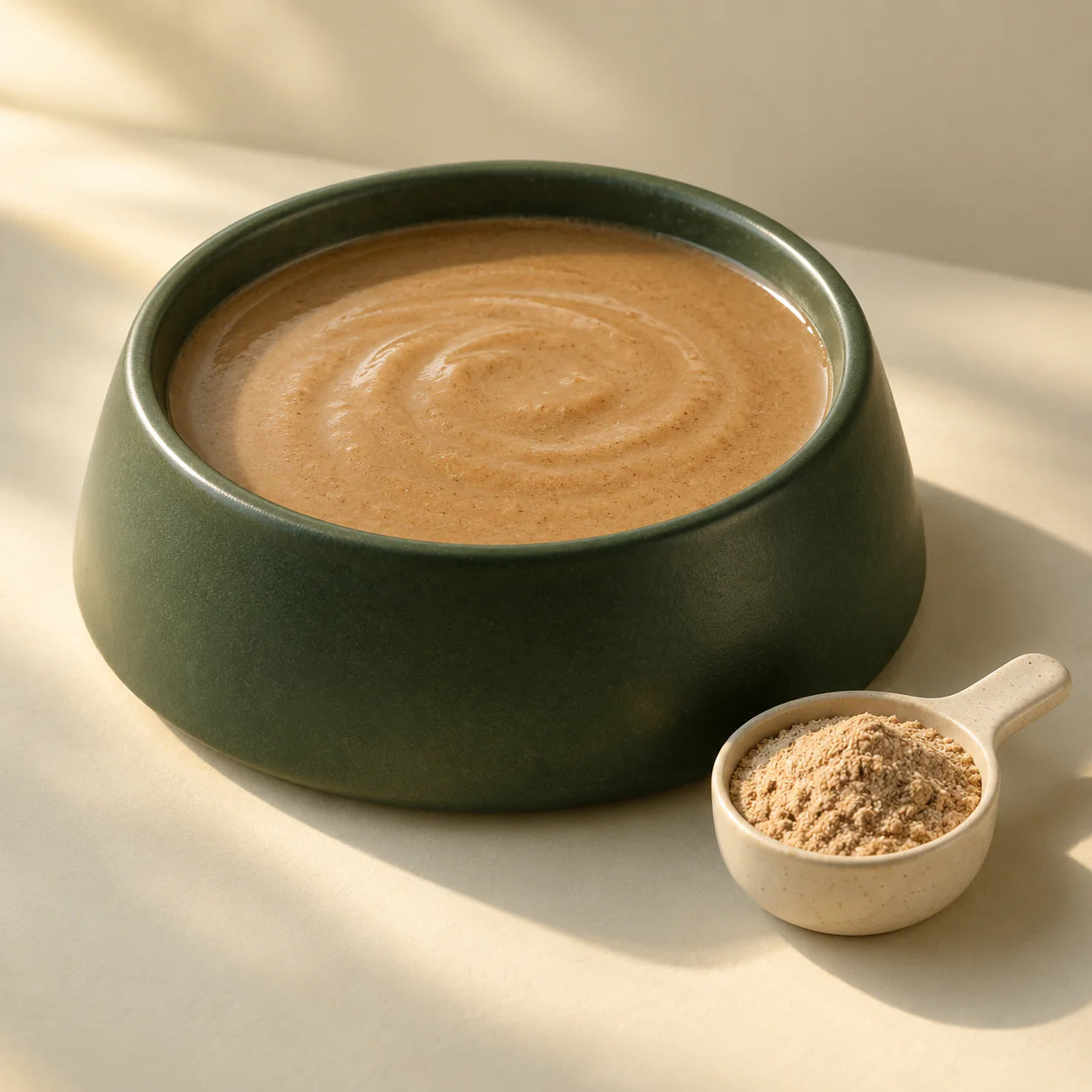 3D illustration of a bowl of soup
